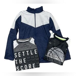 Zip-up Jacket and T-shirt Sports Youth Bundle